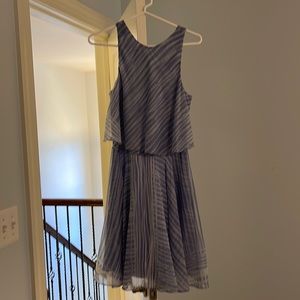 Halston Heritage dress. Size 8. Shell- polyester. Contrast 100% polyester.